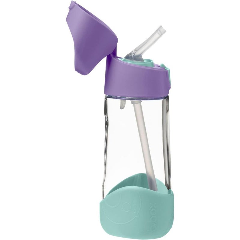 B.Box - Tritan Drink Bottle 450ML With Flip Top Lid - Purple - 500303 - Image 1